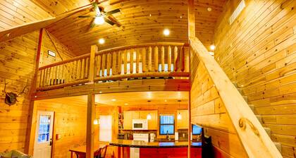 Cozy & Quiet Shanty Creek Log Cabin 3/4 mile from the Base of Schuss Mountain!