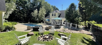 Secluded retreat Heated pool 13 acres pool table playground