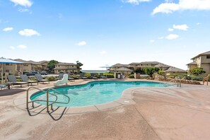 Outdoor pool, a heated pool - White Water View!  Seascape Beach Resort, Miles of White Sand Beach! 2bd 2.5bth (Aptos)