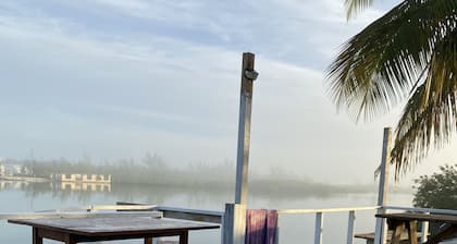 Water front property with dining room,deck overlooking the water for relaxing .