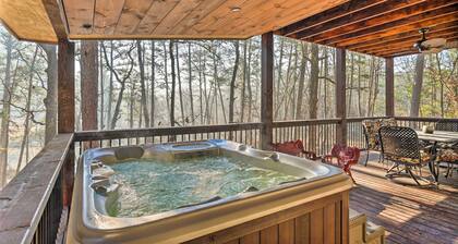 Tudor-Style Broken Bow Cottage w/ Hot Tub & Decks!