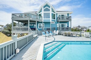 A heated pool - Grand Seaside Escape w/ Direct Beach Access! (Corolla)