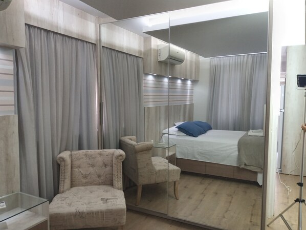 Deluxe Apartment | 1 bedroom, in-room safe, blackout drapes, free WiFi - Apartamento de luxo centro de Curitiba (Curitiba)