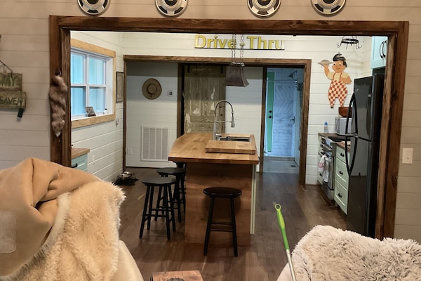 TV connectée, cheminée