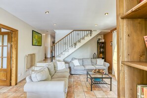 TV, DVD player, stereo