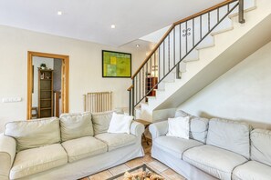 TV, DVD player, stereo