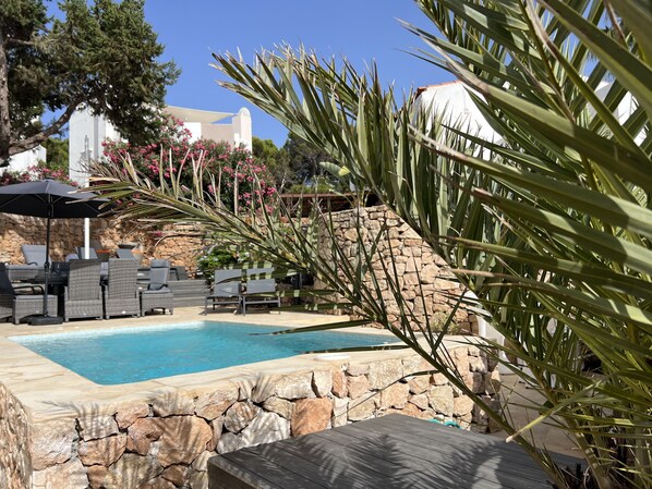 Piscine extérieure, piscine chauffée