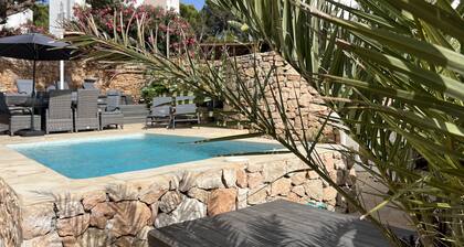 Traumhafte Villa im White Look-privat Pool-romantischer Blick auf Meer u. Sunset