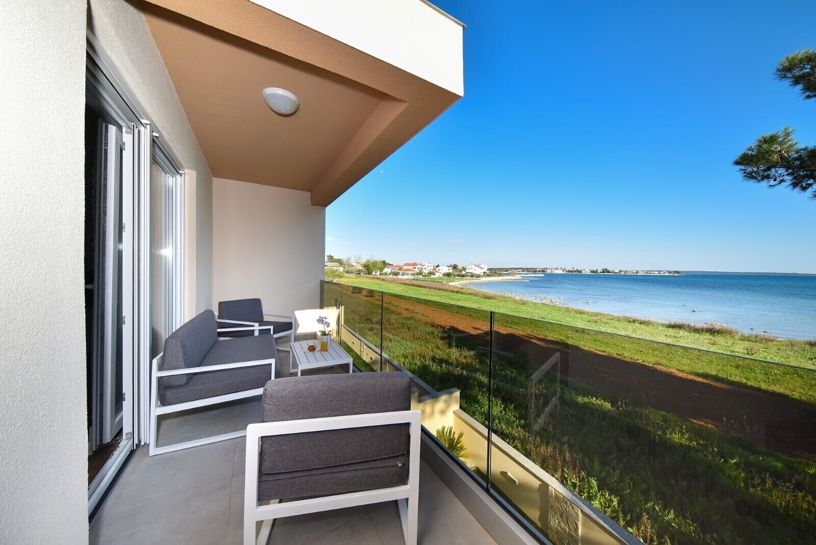 Family Villa, 2 Bedrooms, Sea View | Terrace/patio