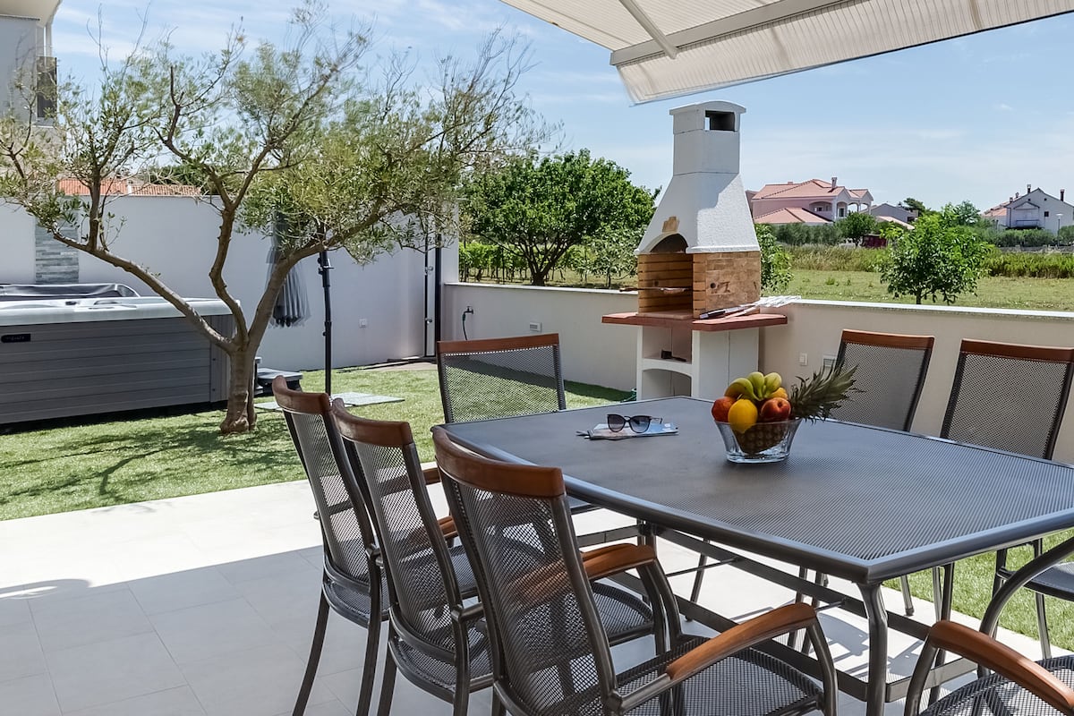 Villa, 3 slaapkamers, terras, langs het strand | Terras