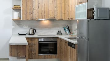 Villa, 2 Bedrooms, Terrace, Beachside | Private kitchen | Full-sized fridge, oven, stovetop, dishwasher