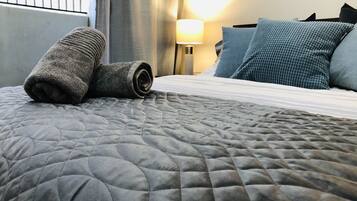 1 soveværelse, strygejern/strygebræt, gratis Wi-Fi, sengetøj