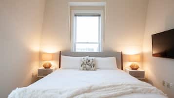 2 bedrooms, iron/ironing board, travel crib, free WiFi