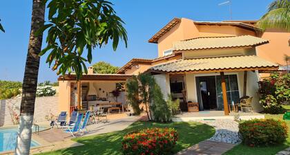 Complete Cozy House - 3 suites, pool, kiosk, backyard, 150m beach
