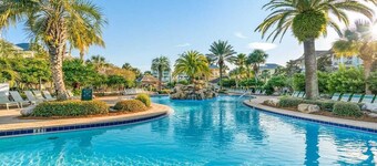 10-Min Walk to Beach | Heated Pool ,Trolley & BBQ