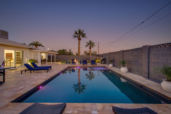 Außenpool, beheizter Pool