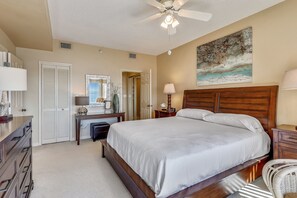3 bedrooms, iron/ironing board, bed sheets