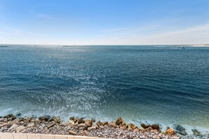 En la playa