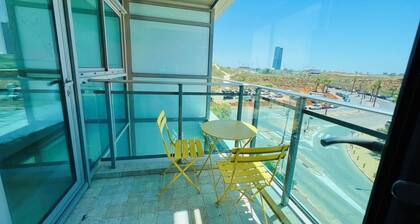 "Stunning sea and beach view apartment Herzeliya Pituach beach"