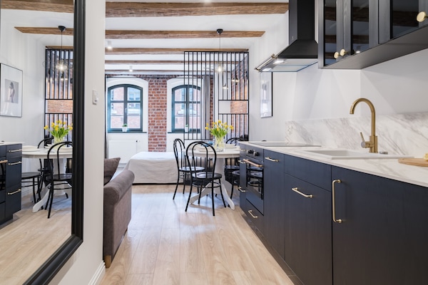 Suíte estúdio conforto | Área de estar