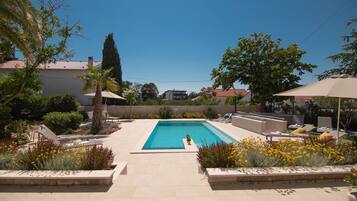 Deluxe Studio, Multiple Beds, Patio, Pool View | View from room