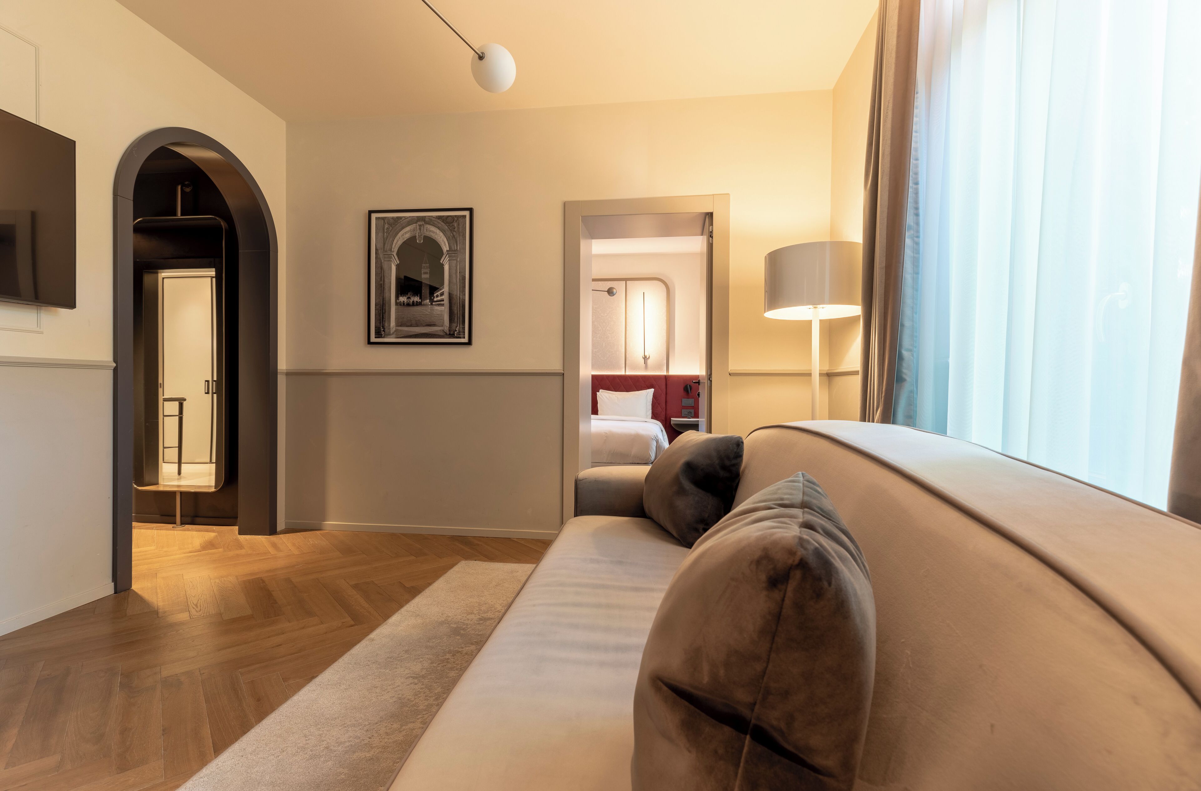 Apartamento, 1 quarto (Garden) | Área de estar | Smart TV 50 polegadas com canais digitais, TV