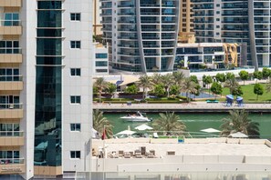 View from property - Marco Polo - Studio with Marina View + Huge Balcony in Marina (Dubai)