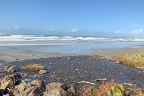 On the beach