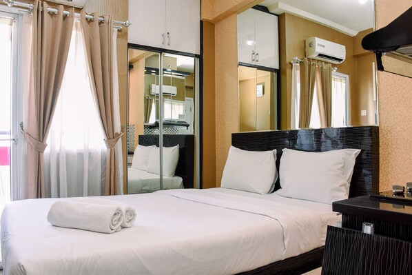 1 غرفة نوم وواي فاي مجانًا وملاءات أسرّة