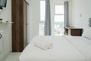 1 غرفة نوم وملاءات أسرّة