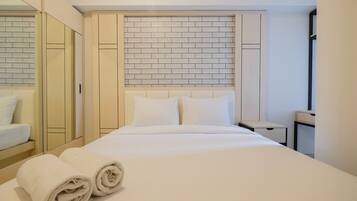 Kamer | 2 slaapkamers, een bureau, gratis wifi, beddengoed