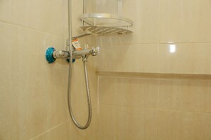 Room | Bathroom | Shower, free toiletries, towels - Cozy and Relax 2BR at Meikarta Apartment (Cikarang)
