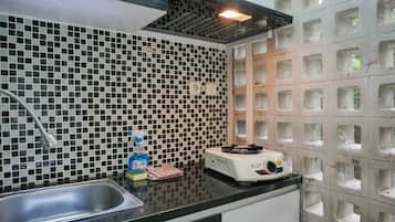 客房 | 私人厨房 | 冰箱、炉灶、厨具/餐具