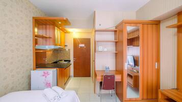 1 kamar tidur, Wi-Fi gratis, dan seprai linen