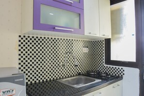 Værelse | Privat køkken | Køkkentøj/tallerkener/redskaber