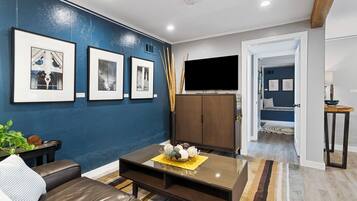 Enjoy a movie or binge-watch your favorite shows on the 50" smart TV.