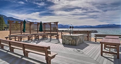 Deck & Beach Access: Lake Tahoe Shoreside Retreat!