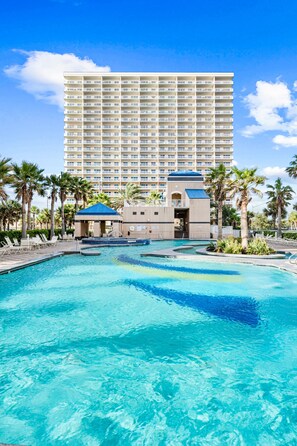 Indoor pool, a heated pool