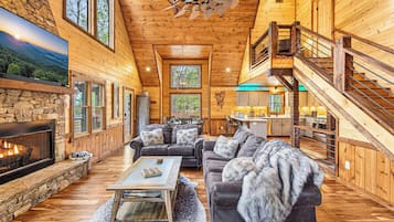 Smart TV, lareira, videogames, pebolim