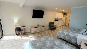 1 soverom, strykejern/-brett og sengetøy