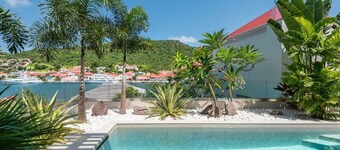 Spectacular 3 bedroom villa overlooking the harbor of Gustavia