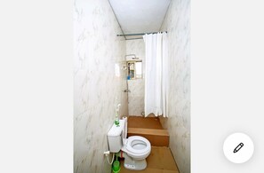 Shower, towels, toilet paper - ARO | Ensuite 2BED Flat (Ogba, Ikeja) (Ikeja, Lagos State, Nigeria)