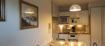 1st floor apartment with ski-in/ski-out view.