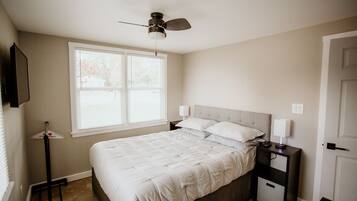 2 soveværelser, strygejern/strygebræt, gratis Wi-Fi, sengetøj