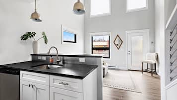 KĂŒhlschrank, Mikrowelle, Herdplatte, GeschirrspĂŒler