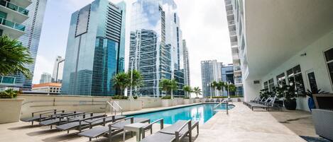 Außenpool, beheizter Pool