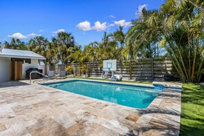 Una piscina climatizada
