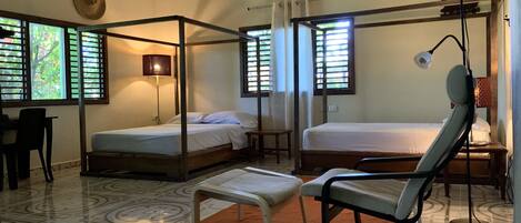 1 chambre, fer et planche Ă repasser, Wi-Fi, literie fournie