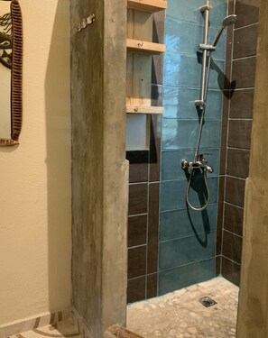 Shower, hair dryer, towels, soap - Beautiful fully equipped house, PERFECT for remote work (Las Galeras)