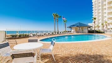 Indoor pool, a heated pool